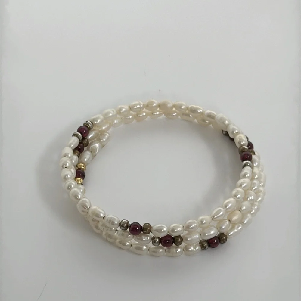 freshwater pearls real amethyst bracelet